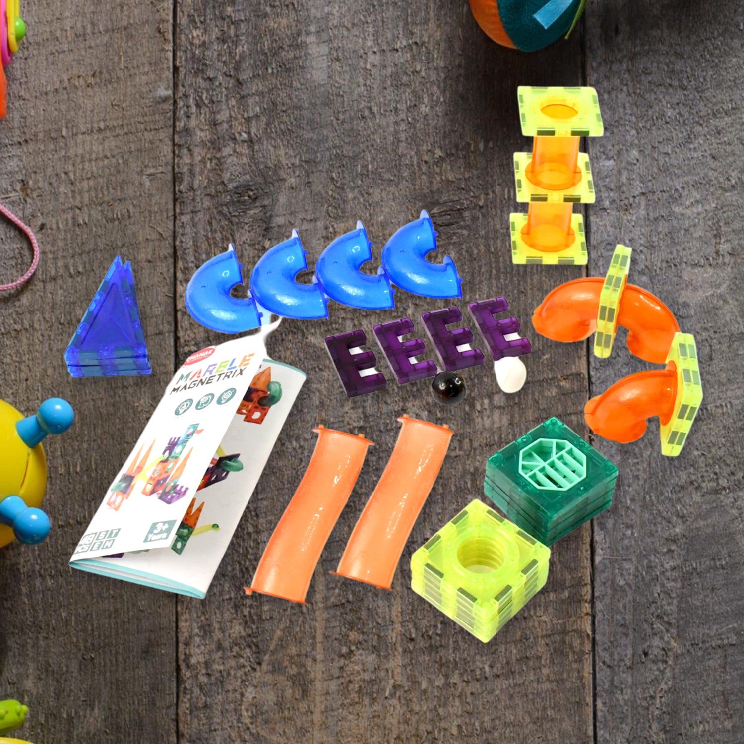 Marble Magnetrix Magnetic Marble Run Building Set Marble Magnetrix Magnetic Marble Run Building Set